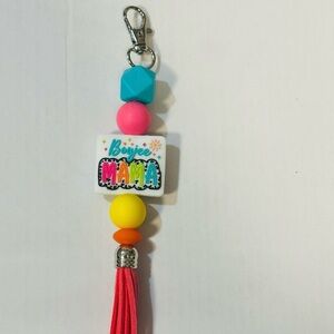 Colorful 'Boujee Mama' Keychain